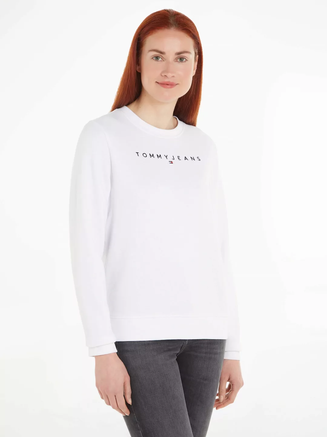 Tommy Jeans Sweatshirt TJW REG LINEAR CREW EXT mit Logoschriftzug günstig online kaufen