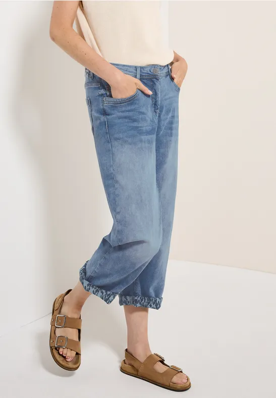 STREET ONE Loose-fit-Jeans, High Waist günstig online kaufen
