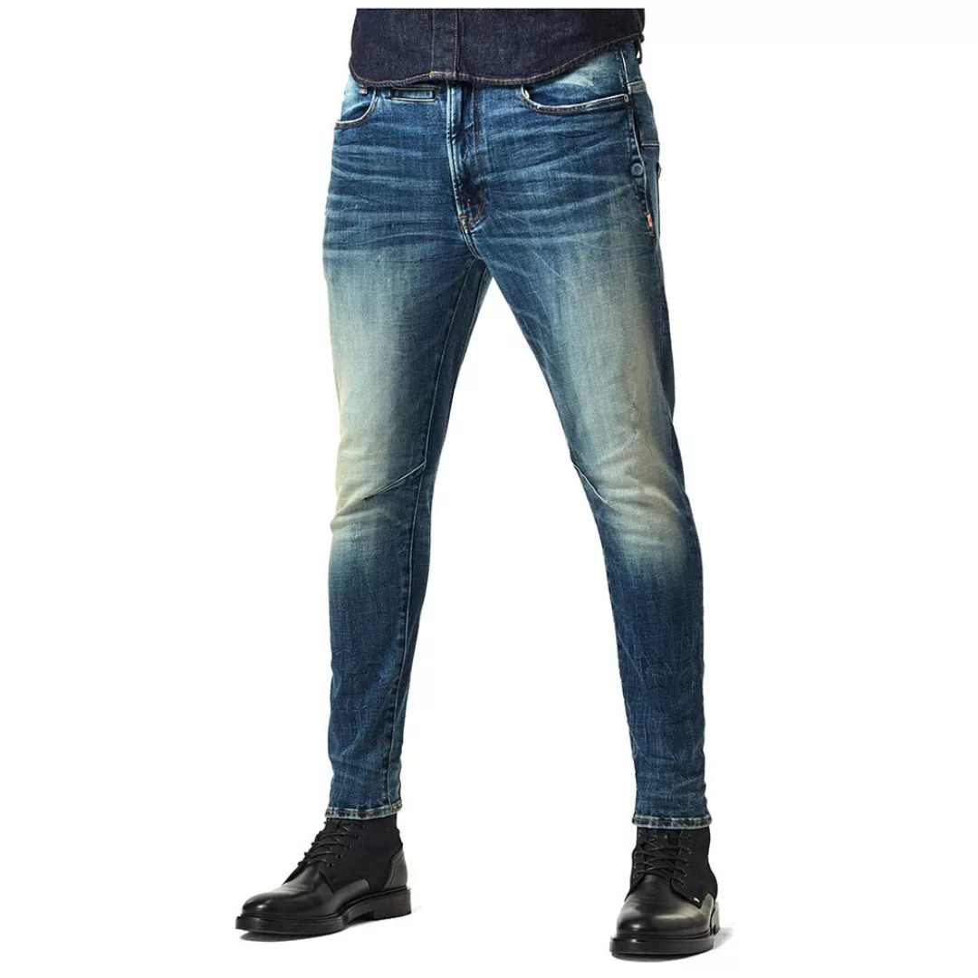 G-star D-staq 3d Slim Jeans 33 Antic Faded Baum Blue günstig online kaufen