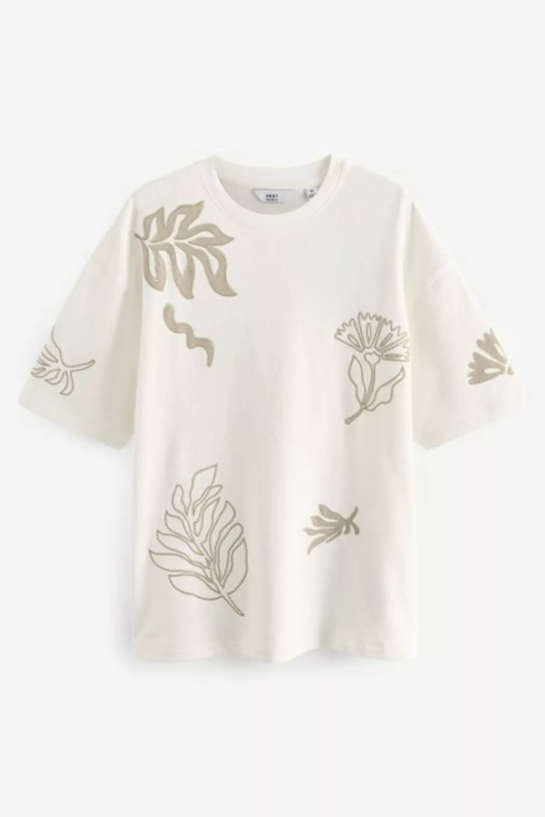 Next Print-Shirt Relaxed Fit T-Shirt mit Blumen-Grafik (1-tlg) günstig online kaufen