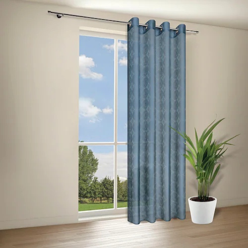 Gerster Gardine »Debby«, (1 St.), Ausbrenner Ösenschal "Debby" mit Ornament günstig online kaufen
