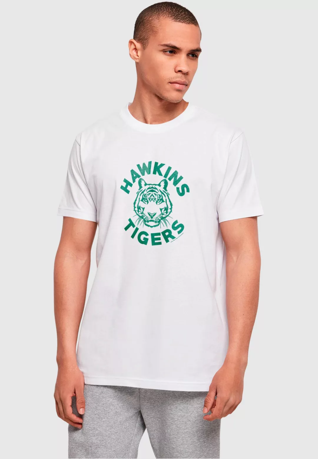 ABSOLUTE CULT T-Shirt "ABSOLUTE CULT Herren Stranger Things - Hawkins Tiger günstig online kaufen