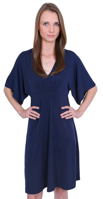 Sarcia.eu Midikleid Dunkelblaues Kimono-Kleid John Zack M günstig online kaufen