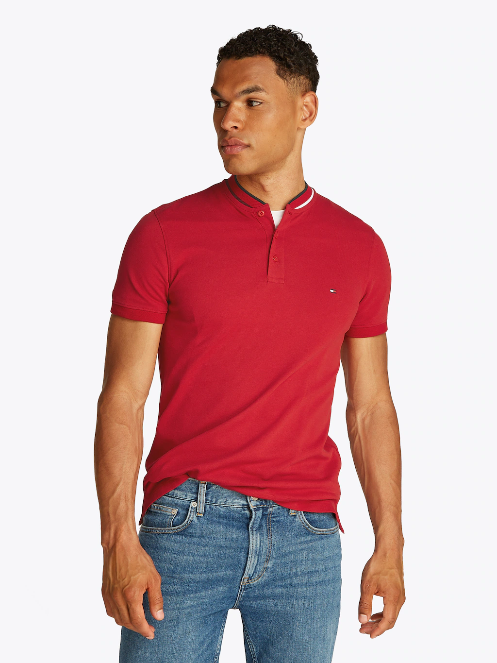 Tommy Hilfiger Poloshirt "MAO RWB TIPPED SLIM POLO" günstig online kaufen