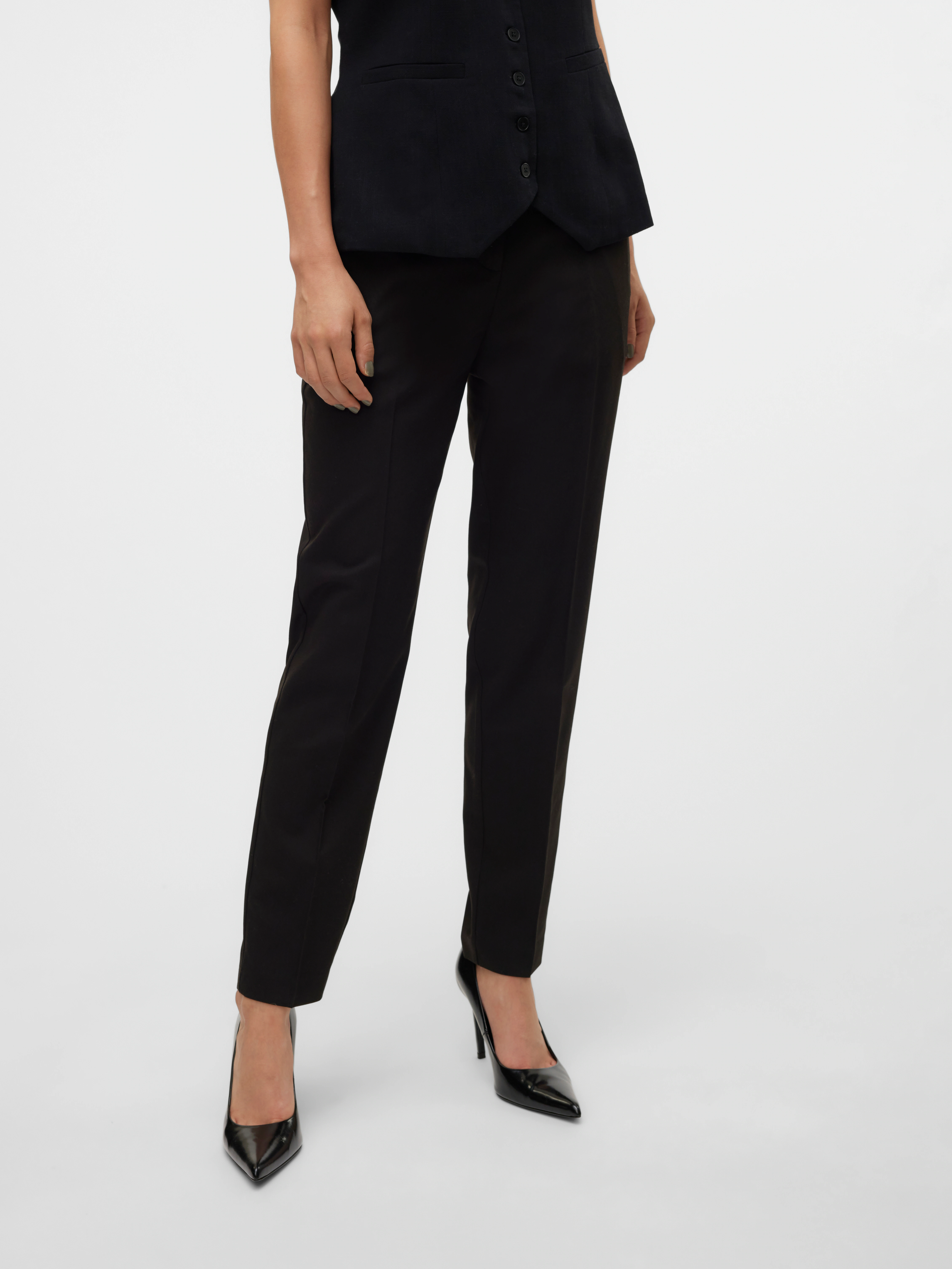 Vero Moda Anzughose "VMNILA MW TAPERED PANT NOOS" günstig online kaufen