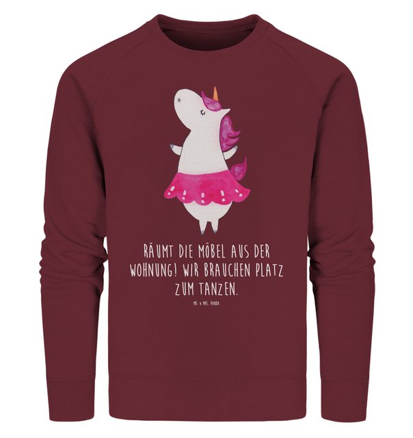 Mr. & Mrs. Panda Longpullover Größe XL Einhorn Ballerina - Burgundy - Gesch günstig online kaufen