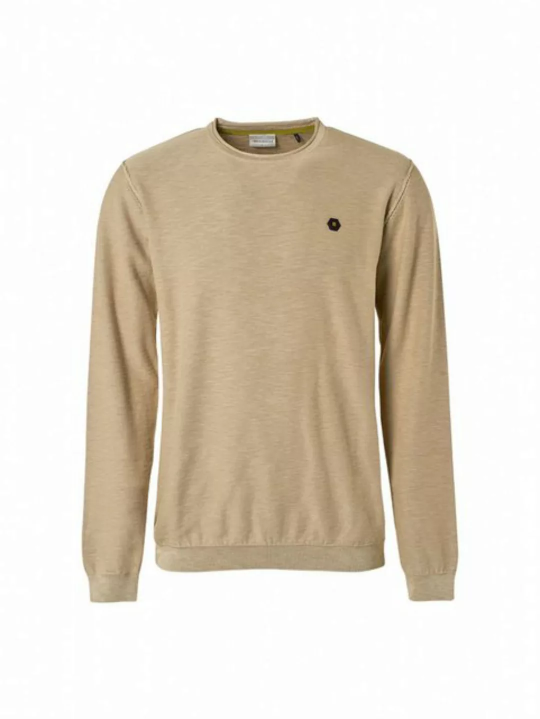 NO EXCESS Strickpullover Pullover Crewneck Garment Dyed + Stone Washed günstig online kaufen