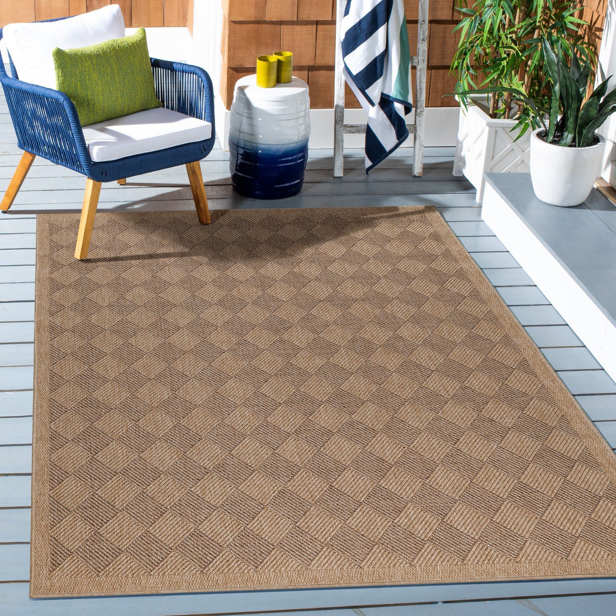 Ayyildiz Teppiche Outdoorteppich »DHAKA 8713«, rechteckig, Pflegeleicht / S günstig online kaufen