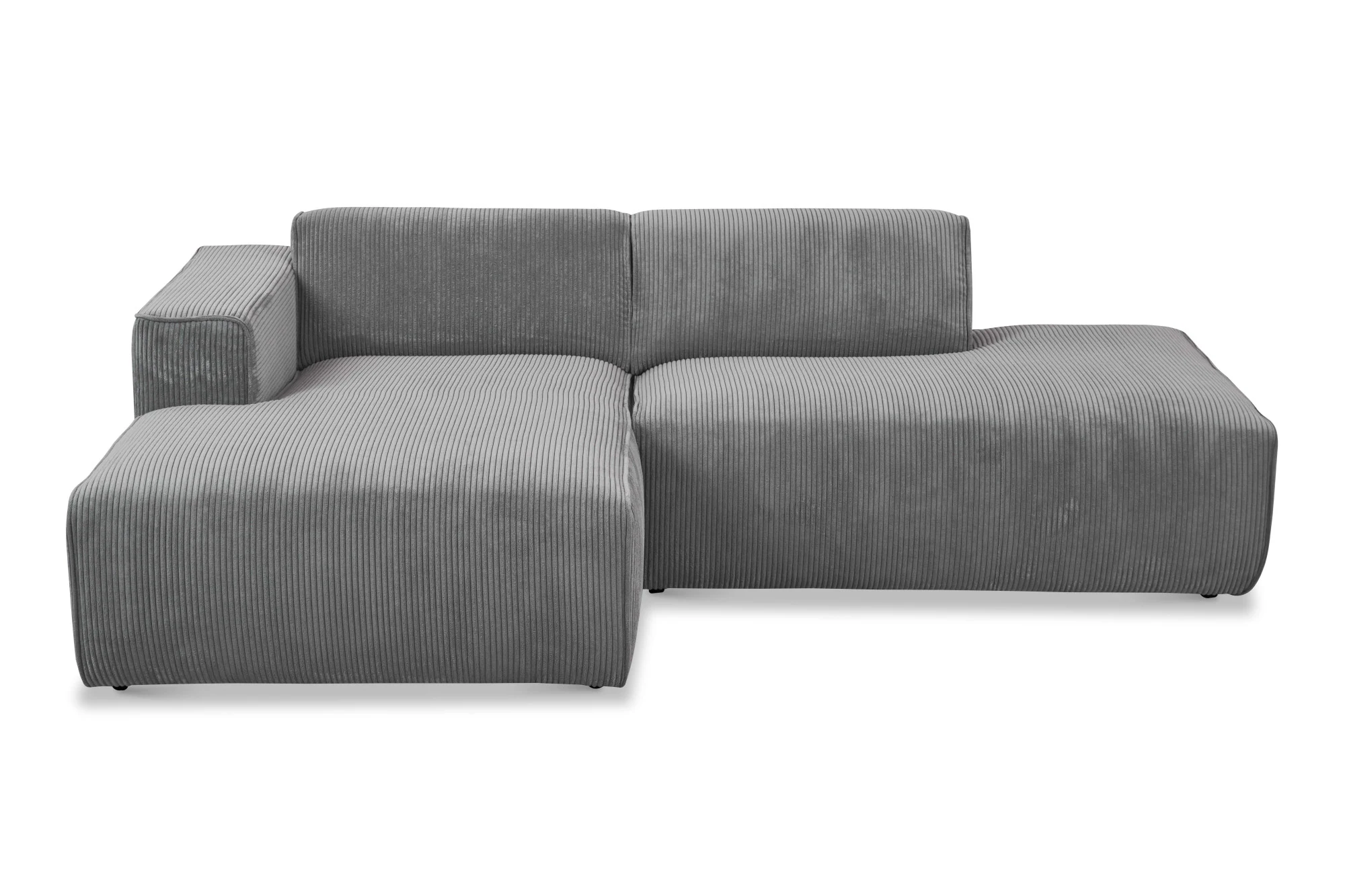 andas Ecksofa "Noord mit Kedernaht, Breite 227 cm", Cord, Struktur, Webstof günstig online kaufen
