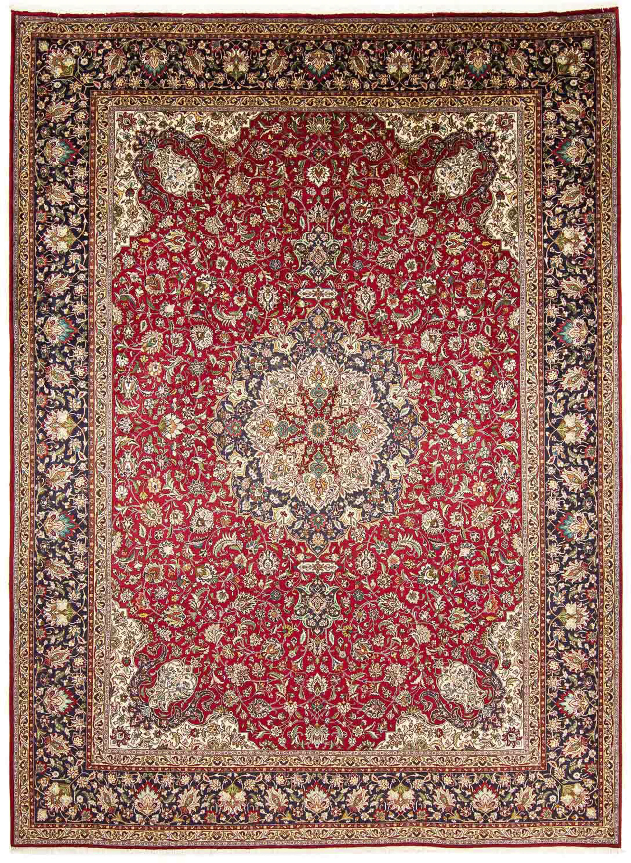 morgenland Orientteppich »Perser - Täbriz - Royal - 398 x 300 cm - rot«, re günstig online kaufen