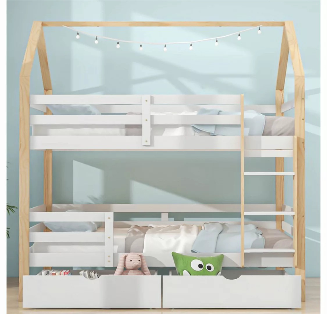 XDeer Jugendbett Ins und aus dem Bett kommen, Doppelbett, Kinderbett in Hau günstig online kaufen