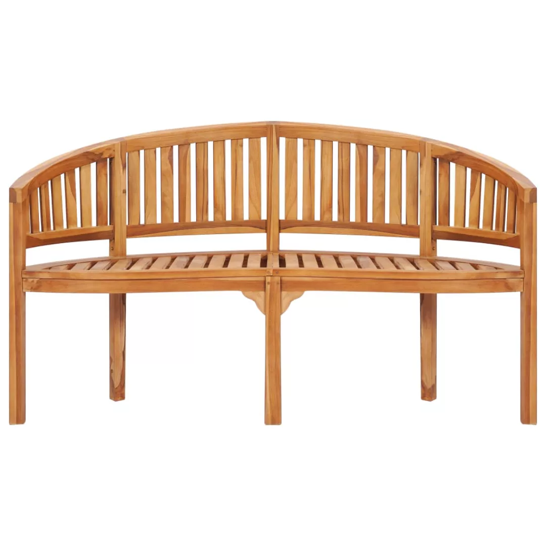 Bananenbank 151 Cm Massivholz Teak günstig online kaufen