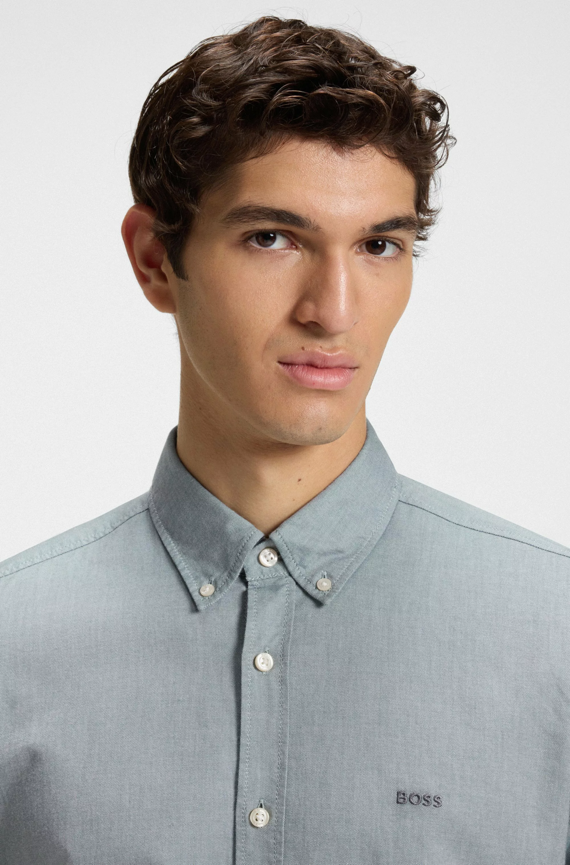 BOSS ORANGE Businesshemd "Rickert", mit Button-down-Kragen günstig online kaufen