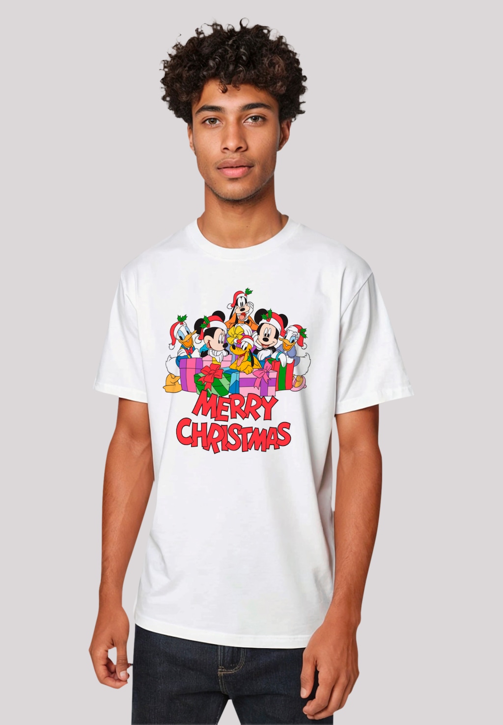 F4NT4STIC T-Shirt "Disney Micky Maus And Friends Christmas", Premium Qualit günstig online kaufen