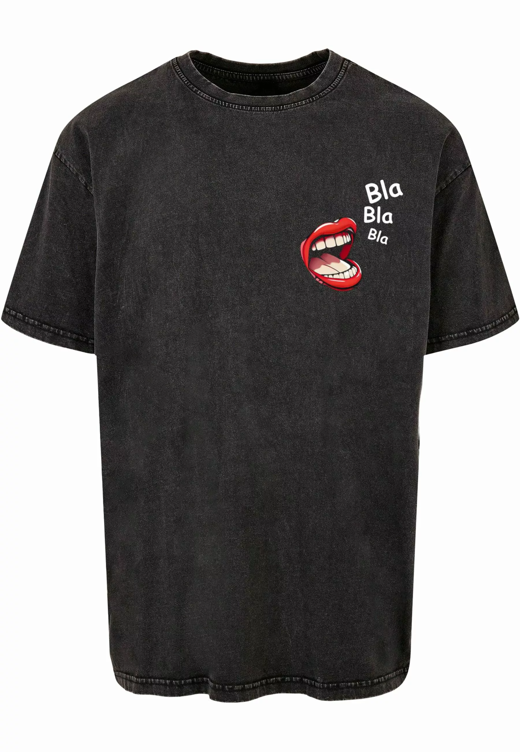 Merchcode T-Shirt "Merchcode Herren Bla Bla Bla Comic Acid Washed Oversized günstig online kaufen