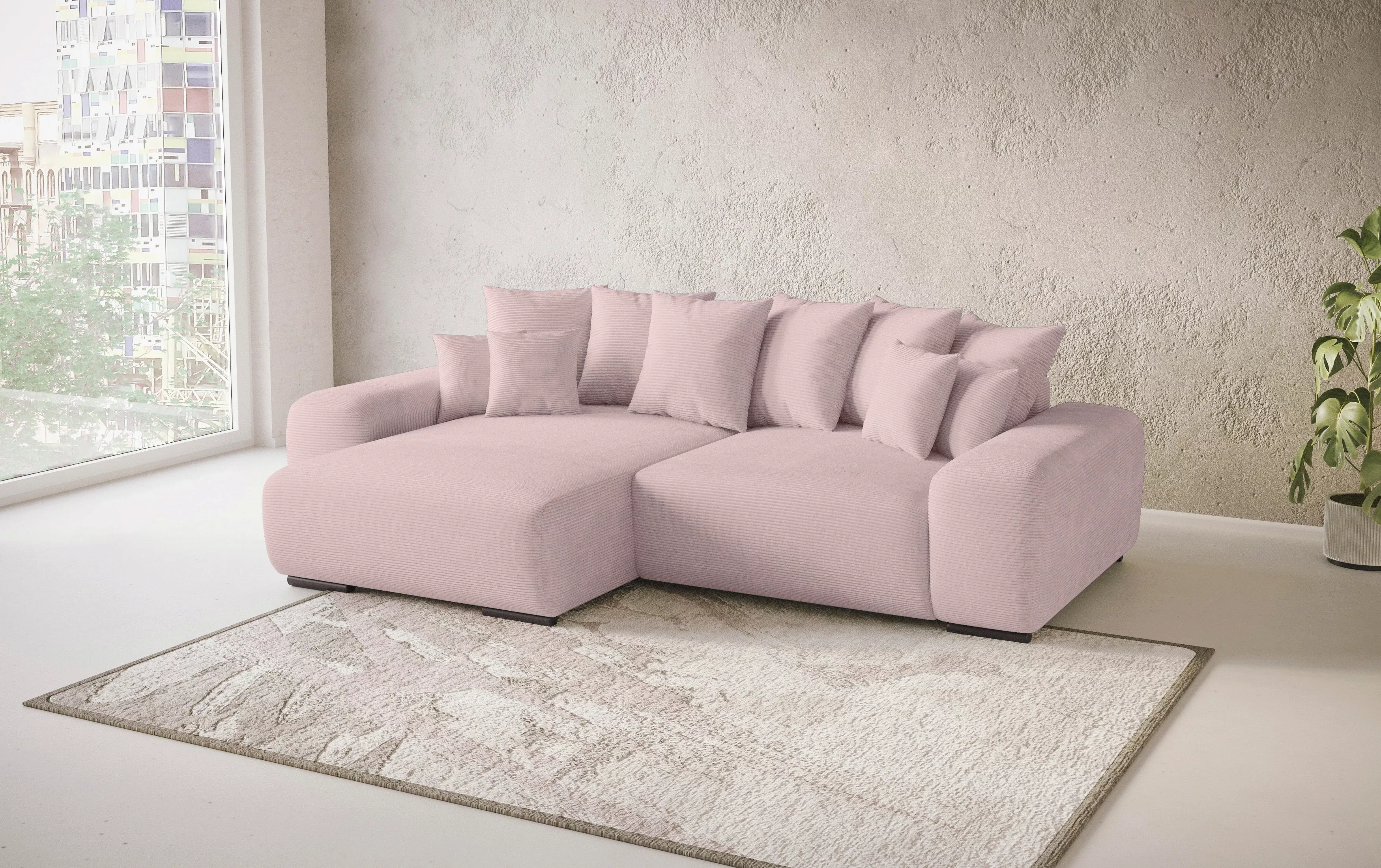 Mr. Couch Polsterecke "Sundance, L-Form", Dauerschläfer mit Bett, Bettkaste günstig online kaufen