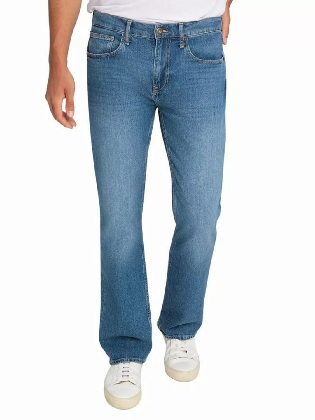 Cross Jeans Herren Jeans COLIN - Slim Bootcut Fit - Blau - Vintage Blue günstig online kaufen