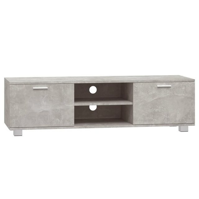 furnicato TV-Schrank Betongrau 140x40,5x35 cm Holzwerkstoff günstig online kaufen