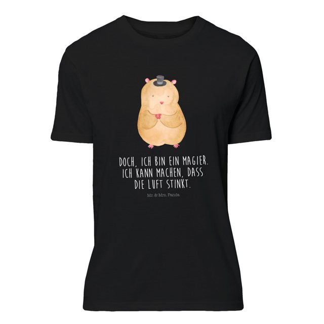 Mr. & Mrs. Panda T-Shirt Hamster mit Hut - Schwarz - Geschenk, Nachthemd, Z günstig online kaufen