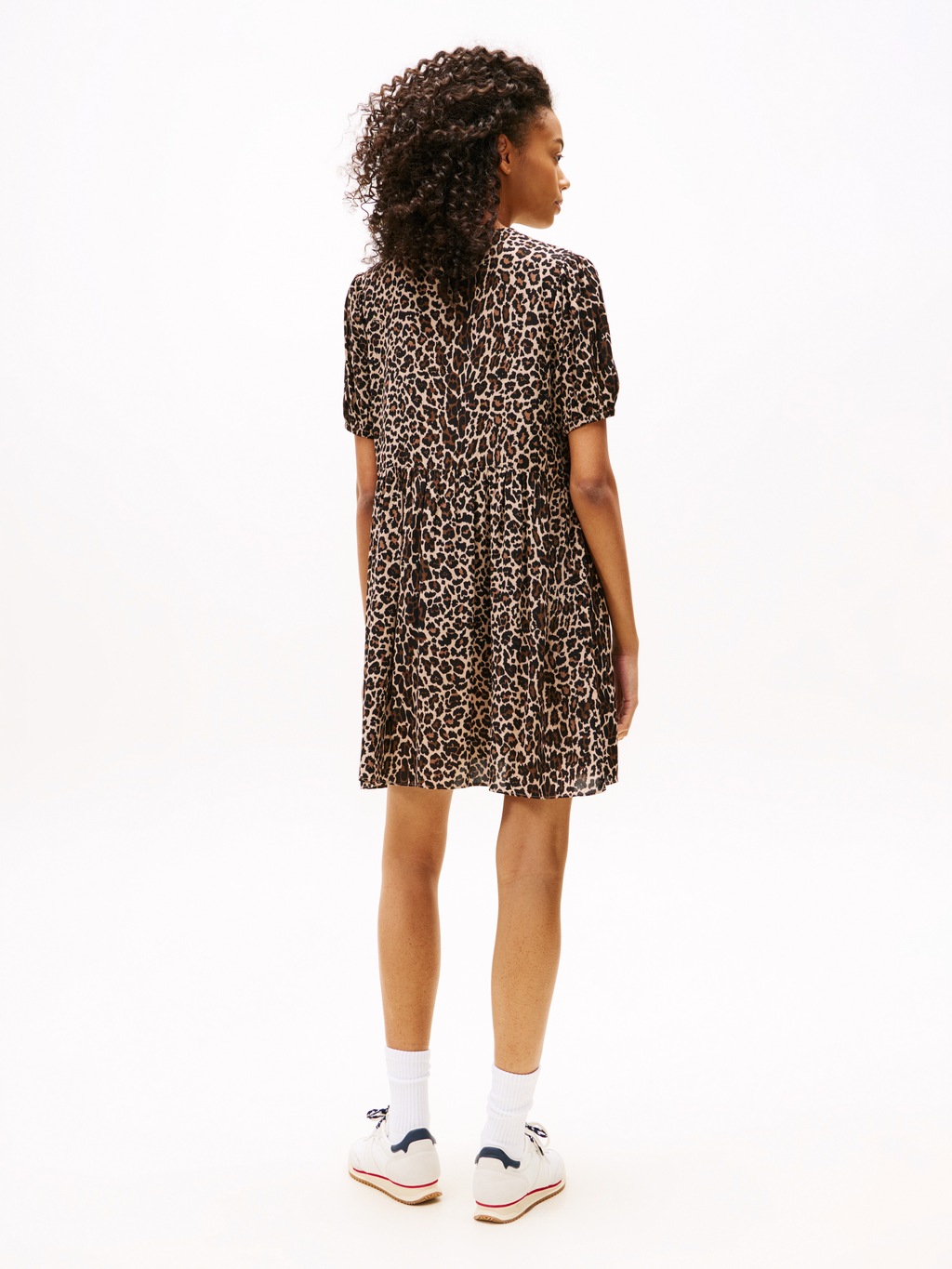 Tommy Jeans A-Linien-Kleid "TJW TIE DETAIL MINI DRESS" günstig online kaufen