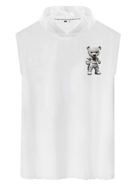 RMK Tanktop Herren Tanktop Muskelshirt Gym Ärmellos Shirt mit Teddybär Druc günstig online kaufen