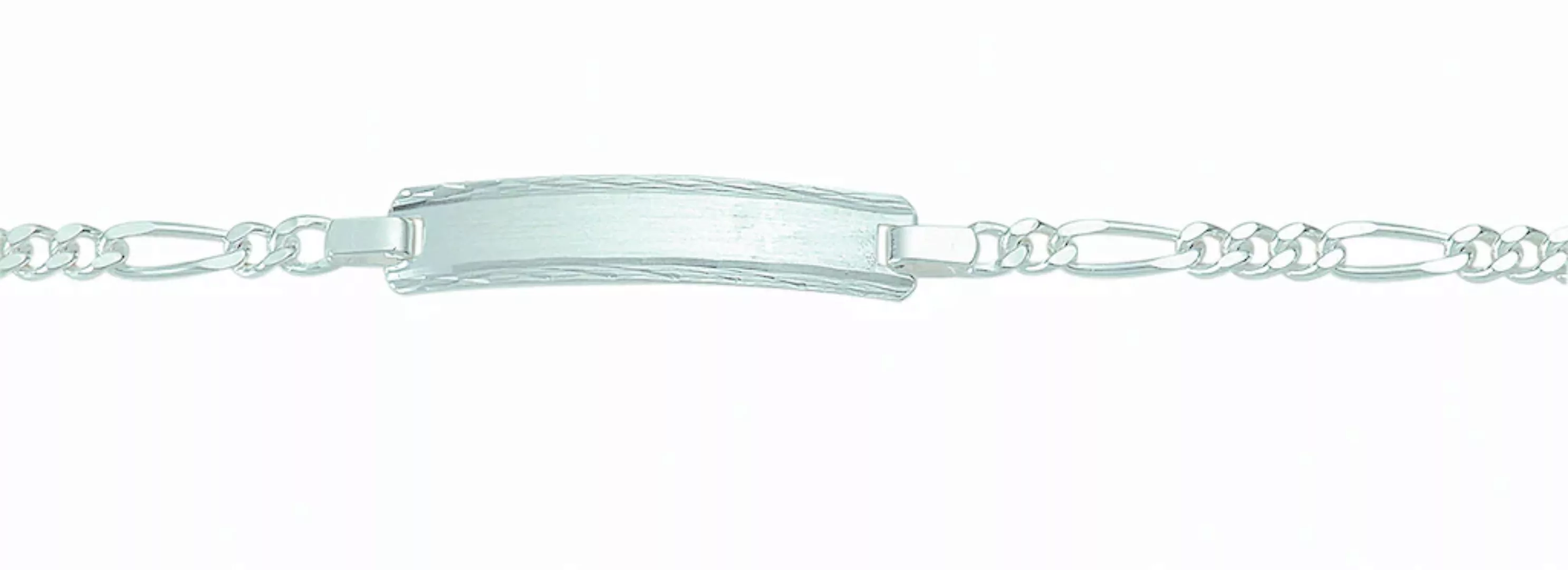 Adelia´s Silberarmband "925 Silber Figaro Armband 18,5 cm Ø 2,8 mm", Silber günstig online kaufen