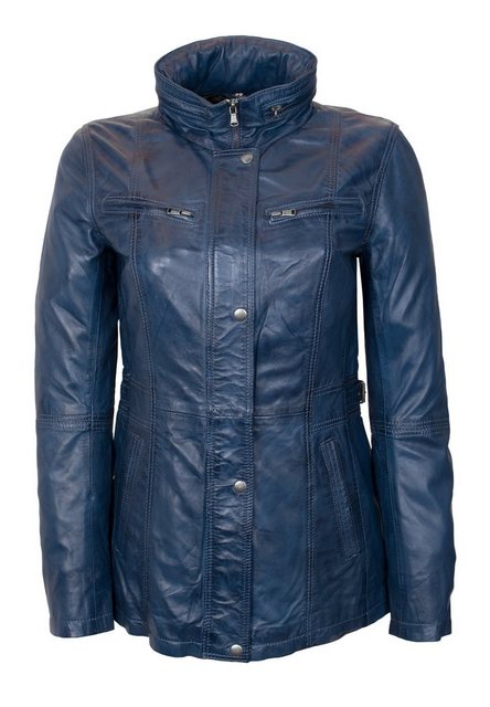 Lolus Lederjacke Angel Lange Damen Lederjacke aus weichem Lammnappa Leder günstig online kaufen