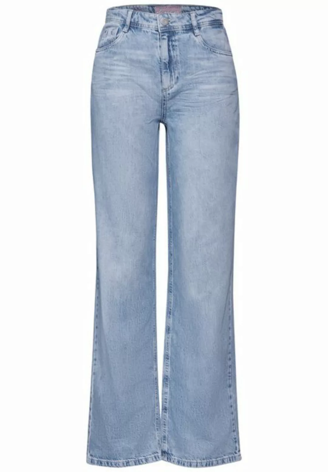 STREET ONE Comfort-fit-Jeans im Destroyed-Look günstig online kaufen