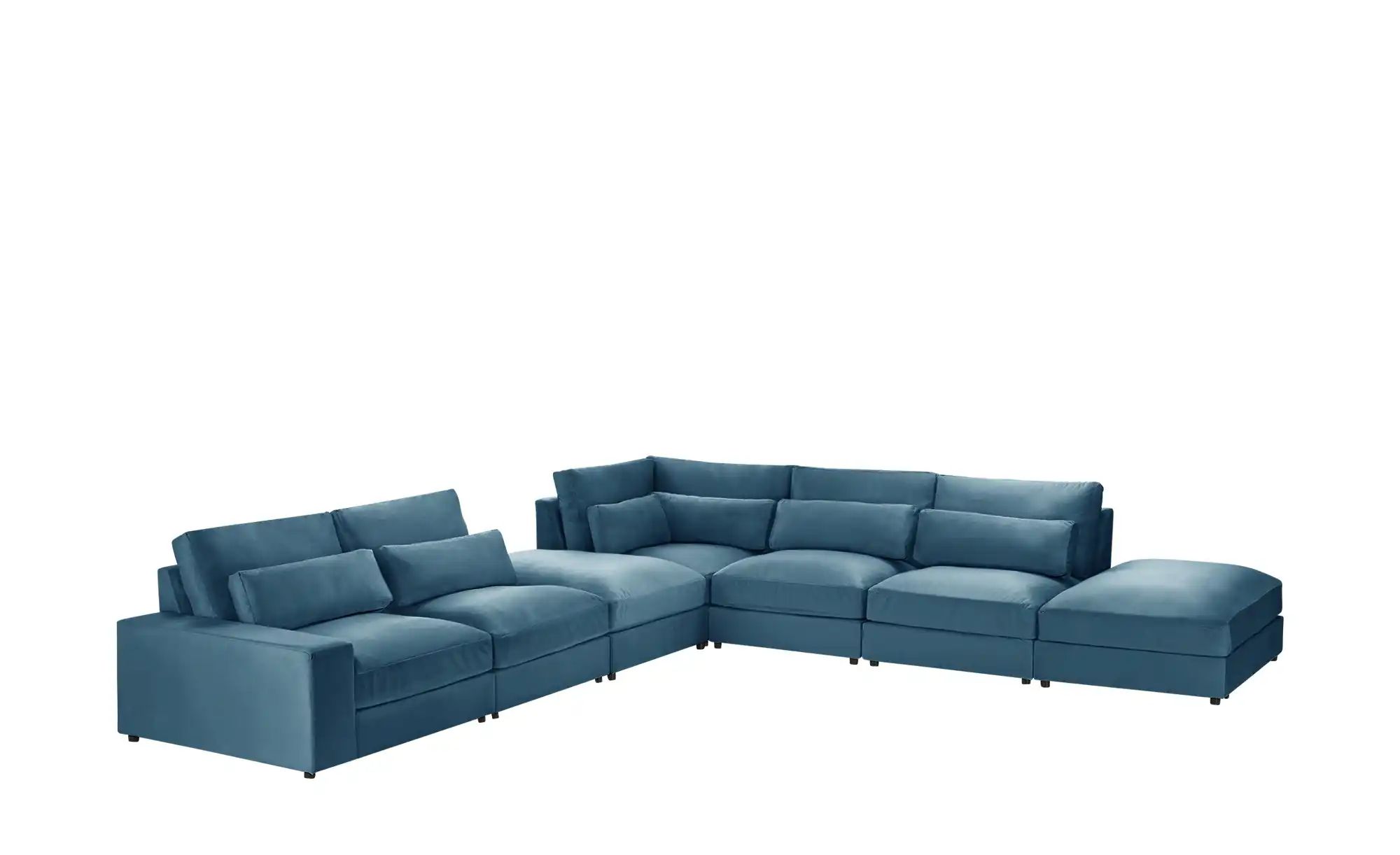 Ecksofa  Branna ¦ blau ¦ Maße (cm): B: 412 H: 88 T: 386 Polstermöbel > Sofa günstig online kaufen