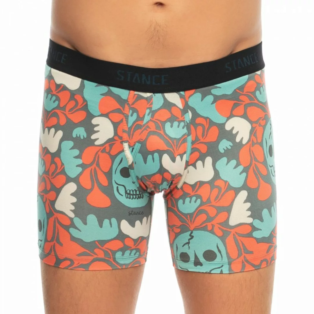 Stance Boxer Brief Orange, Grün & Creme mit All-Over Print günstig online kaufen