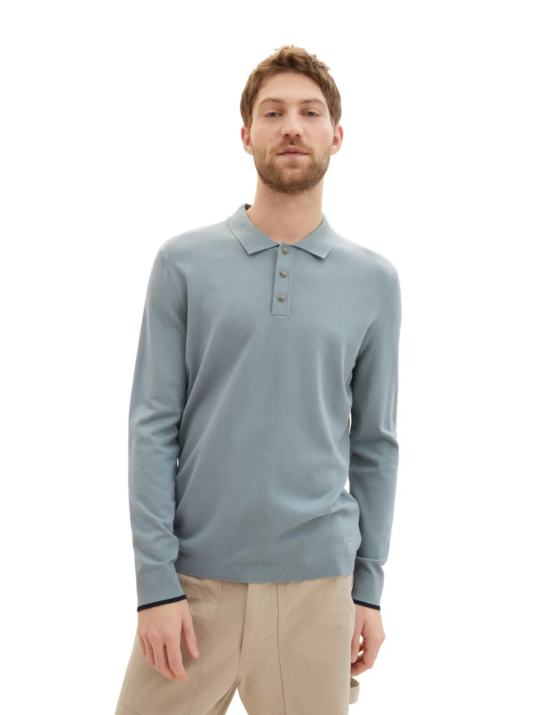 TOM TAILOR Polokragenpullover mit LENZING(TM) ECOVERO(TM) günstig online kaufen