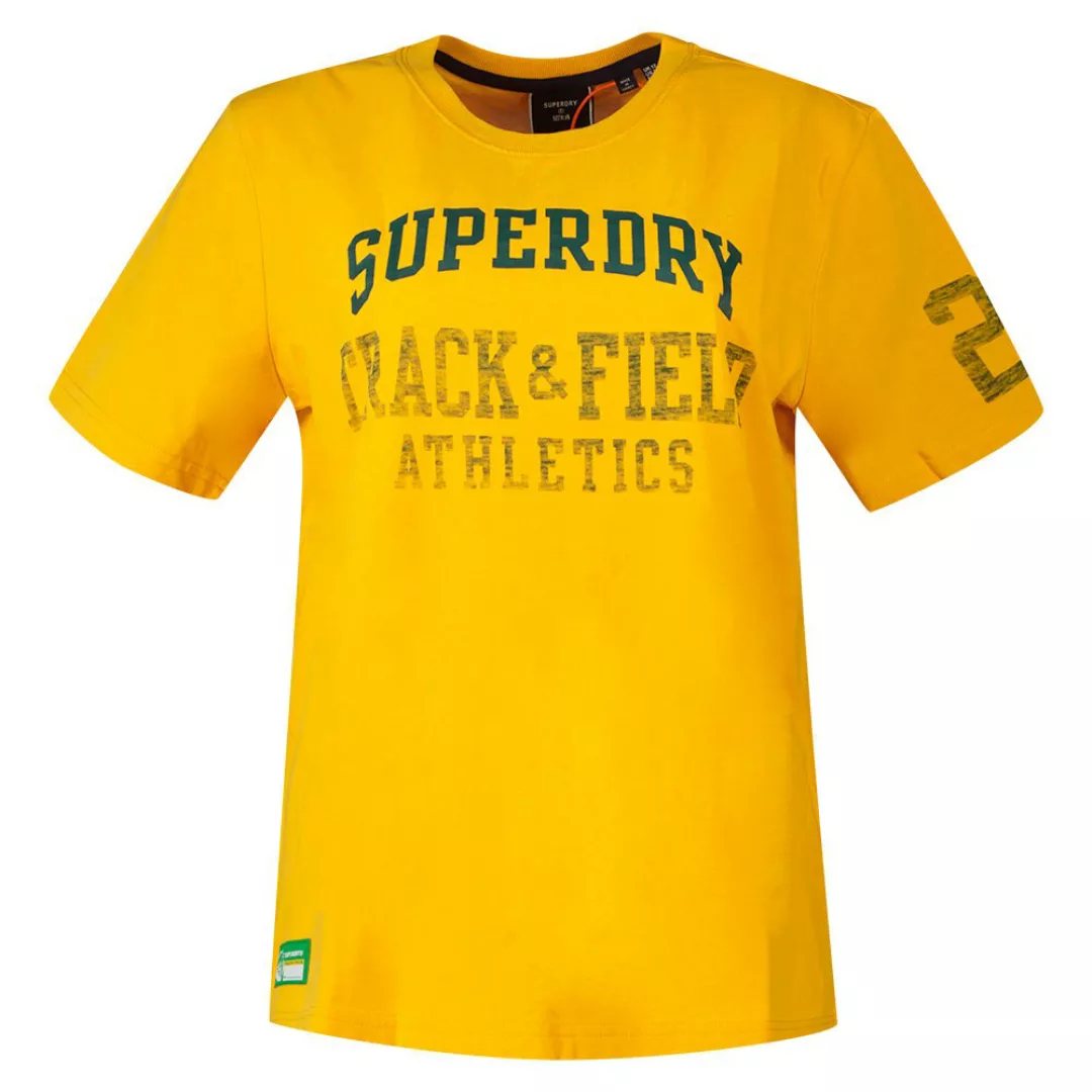 Superdry T&f Kurzarm T-shirt XS Tumeric Marl günstig online kaufen
