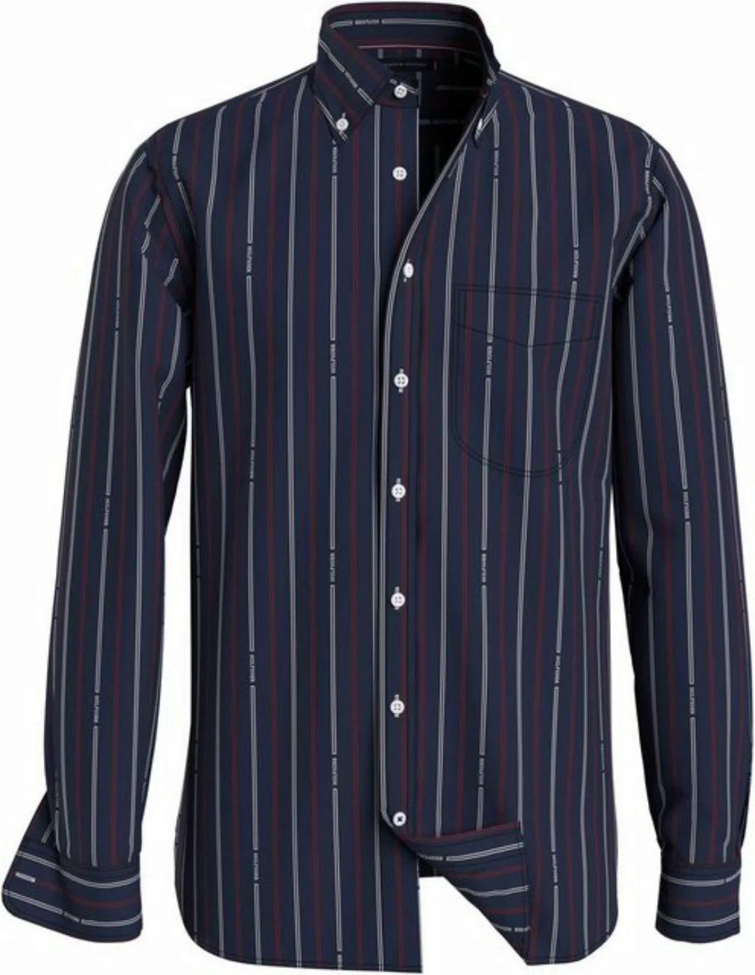 Tommy Hilfiger Langarmhemd HILFIGER DOUBLE STP RF SHIRT günstig online kaufen