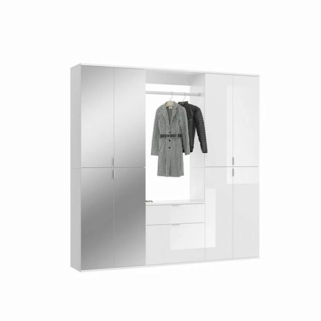 ebuy24 Kleiderschrank ProjektX Garderobenaufstellung 9 Türen, 1 Schublad günstig online kaufen