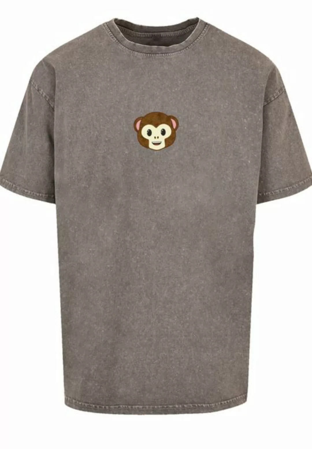 emoji couture T-Shirt Smiling monkey furry face Premium Qualität günstig online kaufen