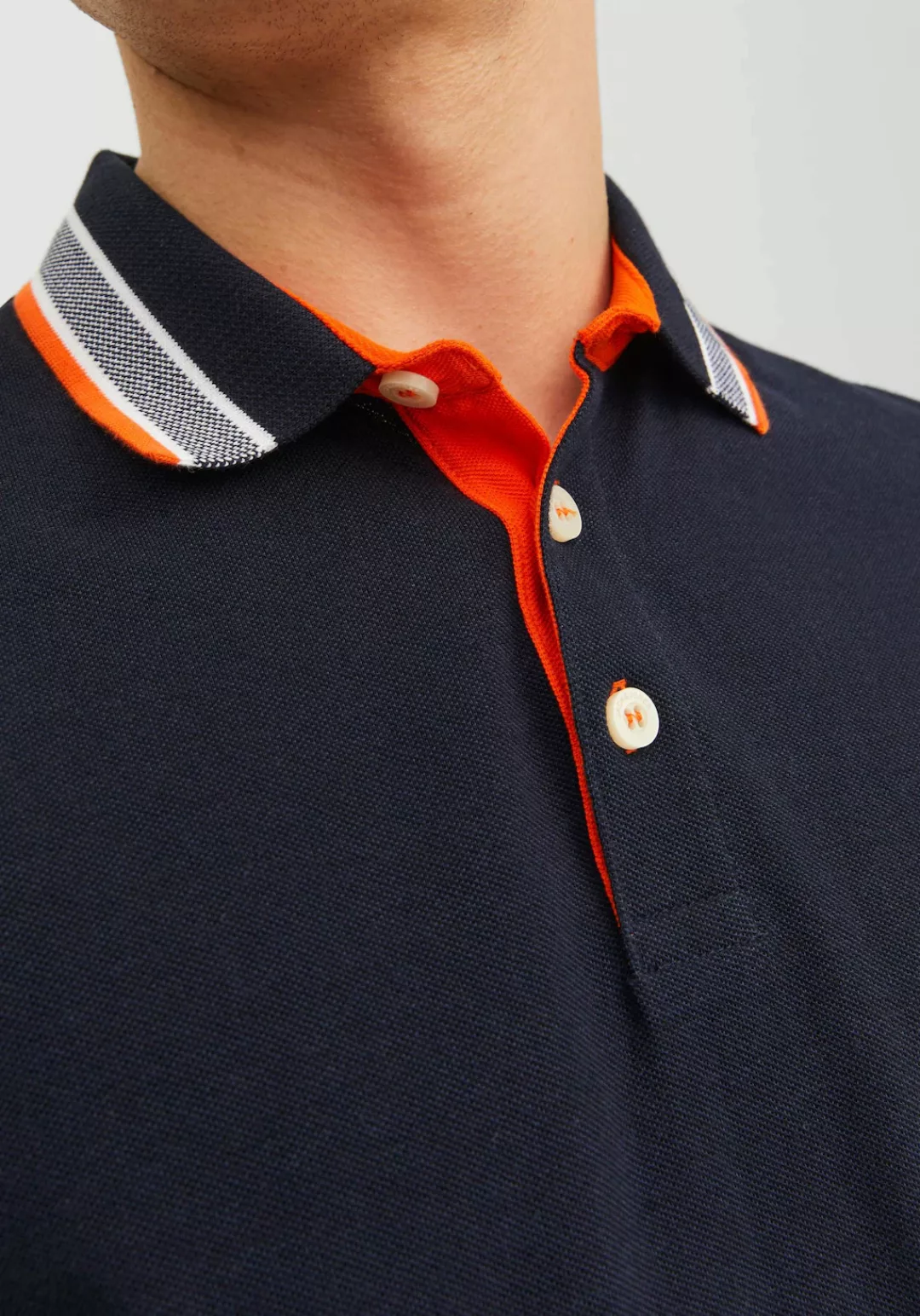 Jack & Jones Poloshirt "JJEPAULOS POLO SS NOOS", mit Logo Stickerei günstig online kaufen