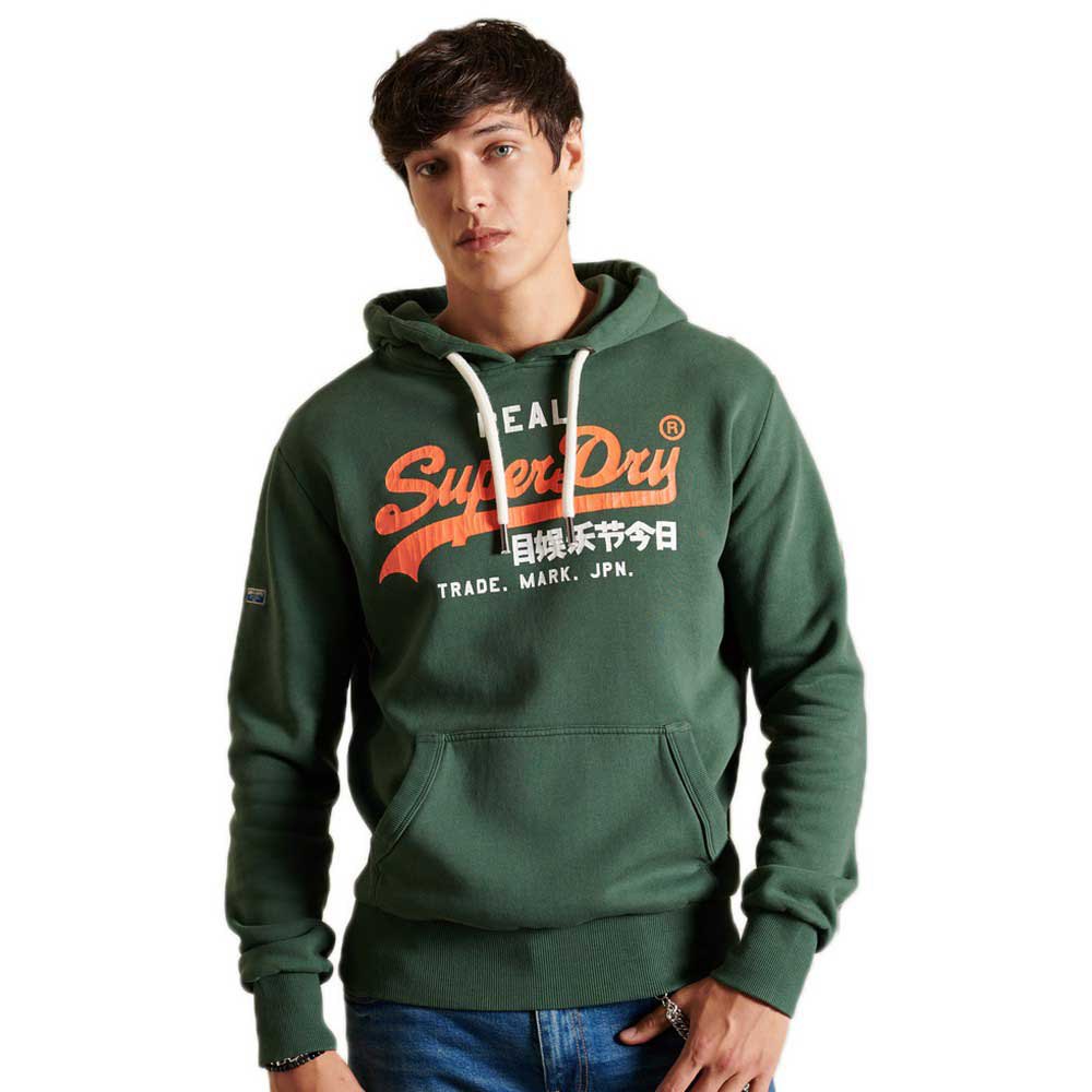 Superdry Vintage Logo Ac Kapuzenpullover M Enamel Green günstig online kaufen