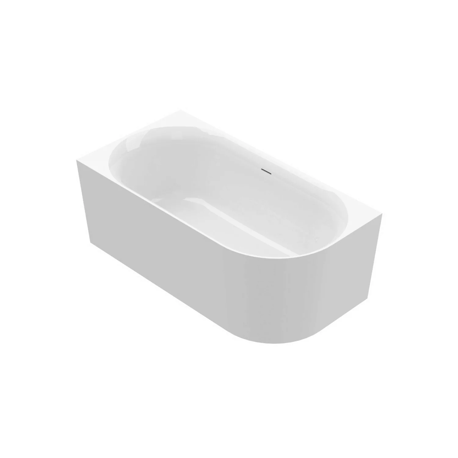 Ottofond Badewanne Mince Corner XS Rechts 155 cm x 80 cm Weiß günstig online kaufen