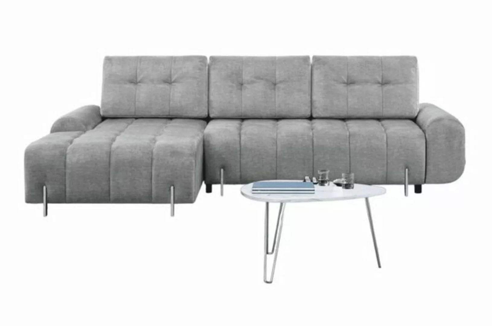 MOEBLO Ecksofa CORALINE, Eckcouch Couch für Wohnzimmer Schlafsofa Sofagarni günstig online kaufen