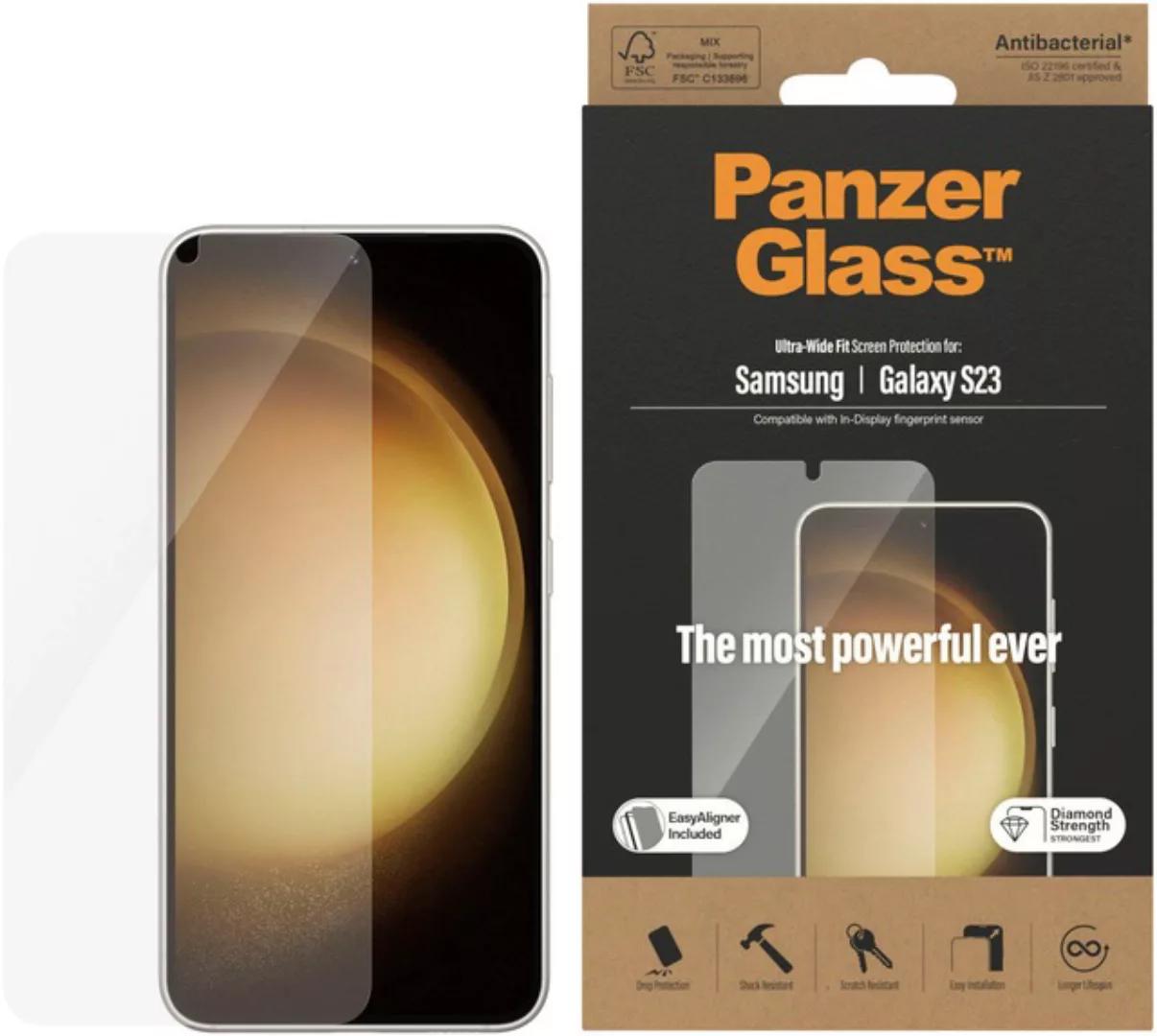 PanzerGlass Displayschutzfolie »Displayschutz Samsung Galaxy S23 - Ultra-Wi günstig online kaufen