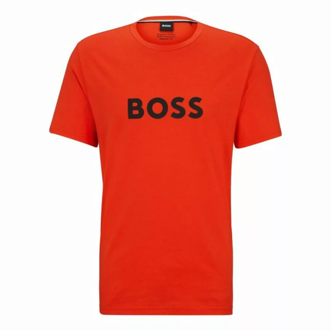 BOSS T-Shirt T-Shirt RN mit großem Markenprint auf der Brust günstig online kaufen