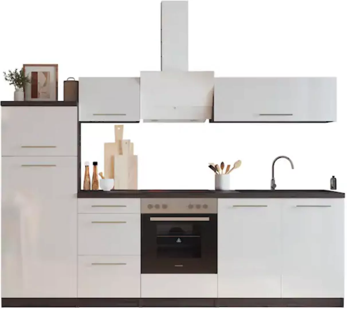 RESPEKTA Küche "Amanda", Breite 270 cm, mit Soft-Close günstig online kaufen