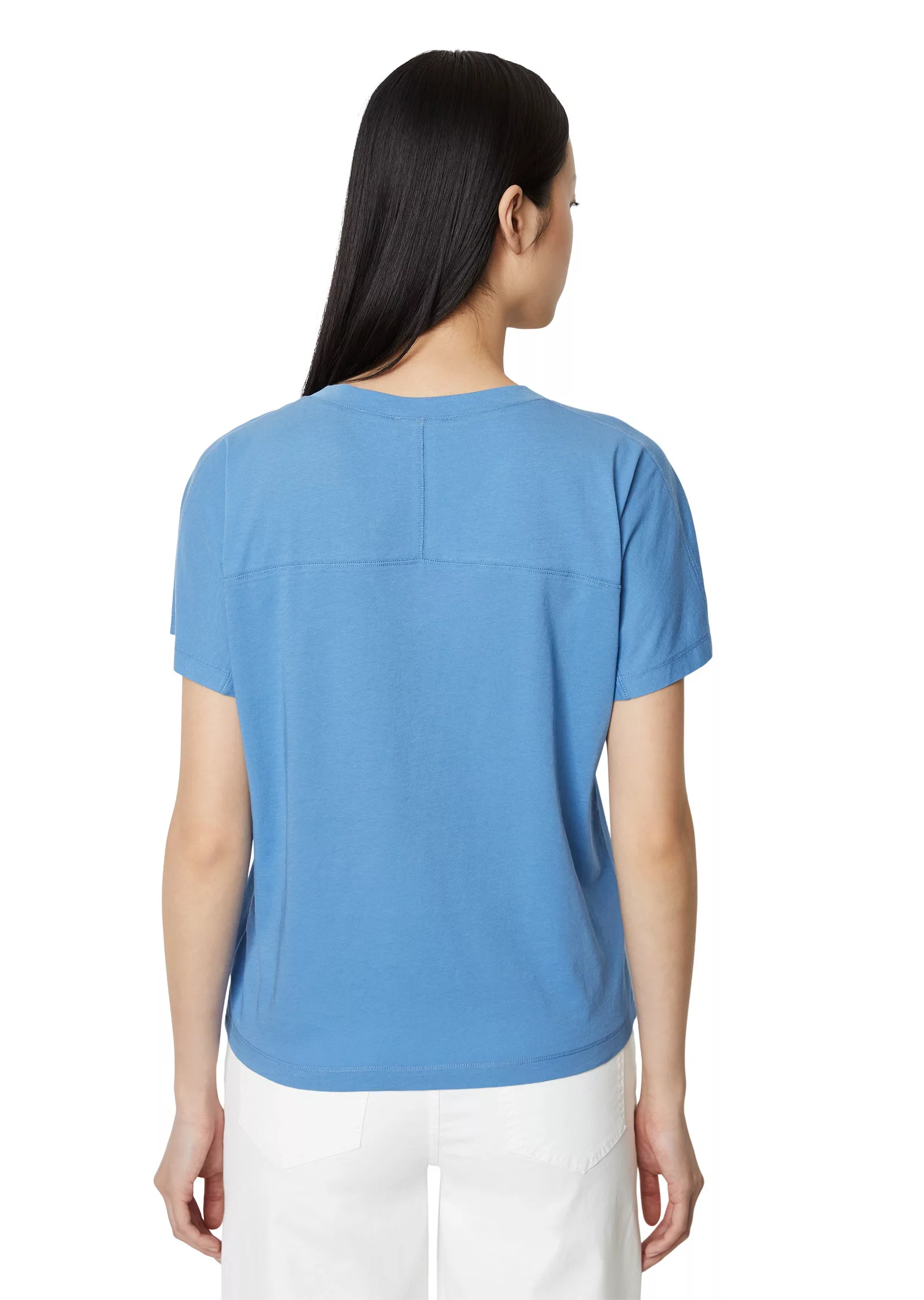 Marc O'Polo V-Shirt markanten, tiefen und weiten V-Neck günstig online kaufen