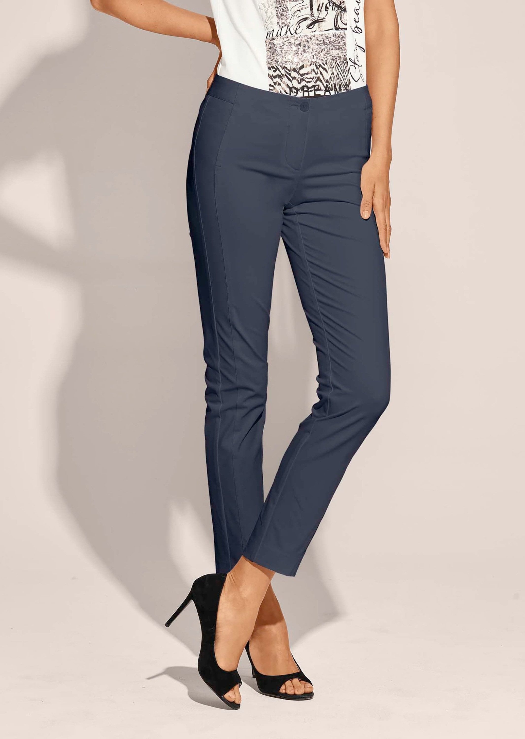 MADELEINE Stoffhose Schlanke Stretch-Hose zum Schlüpfen günstig online kaufen