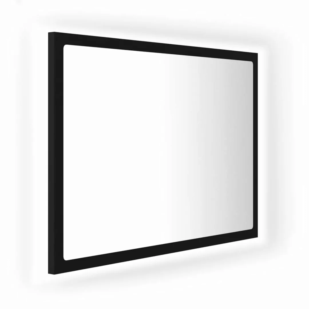 Led-badspiegel Schwarz 60x8,5x37 Cm Spanplatte günstig online kaufen