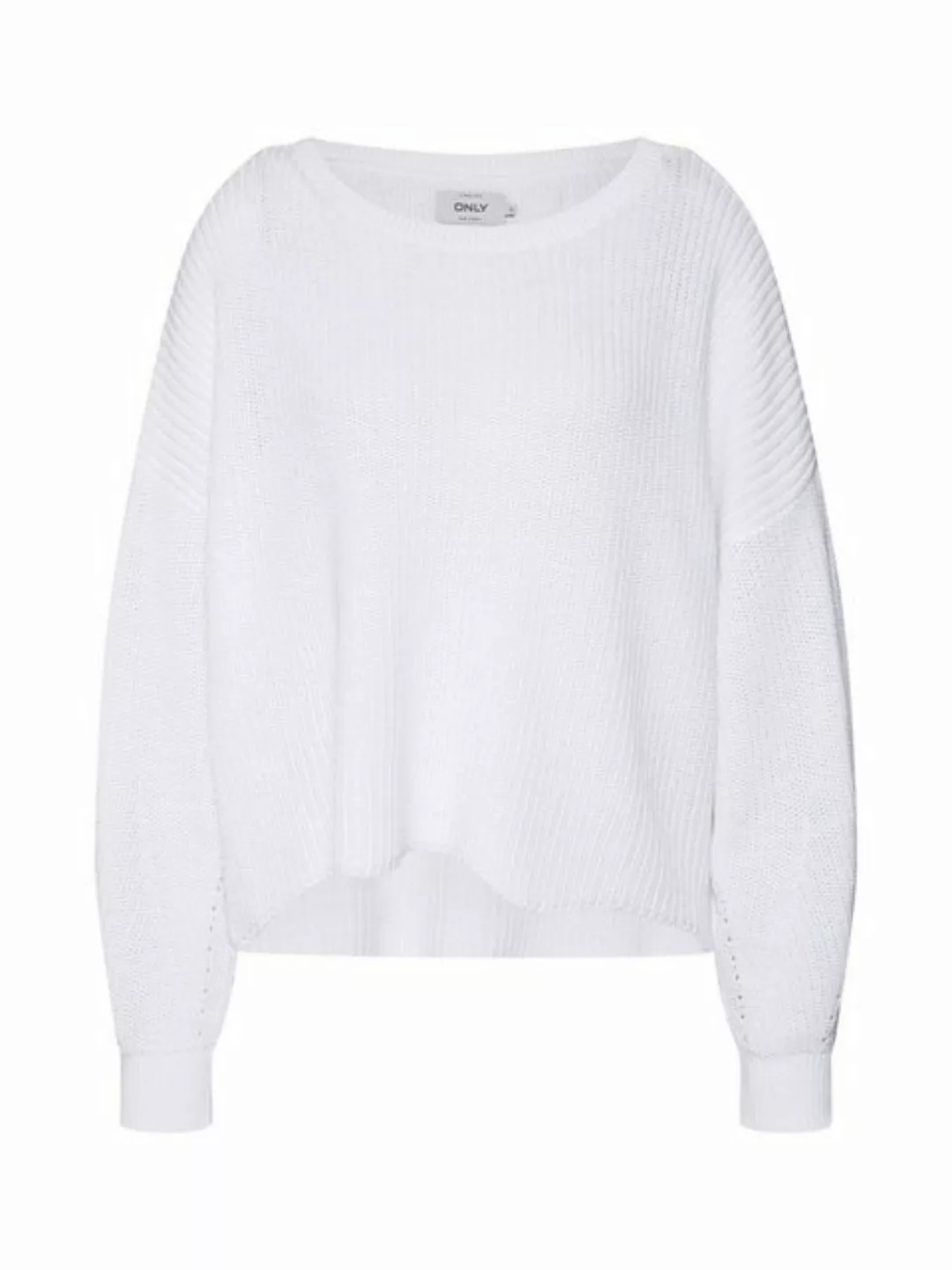 Only – Oversize-Pullover in Weiß günstig online kaufen