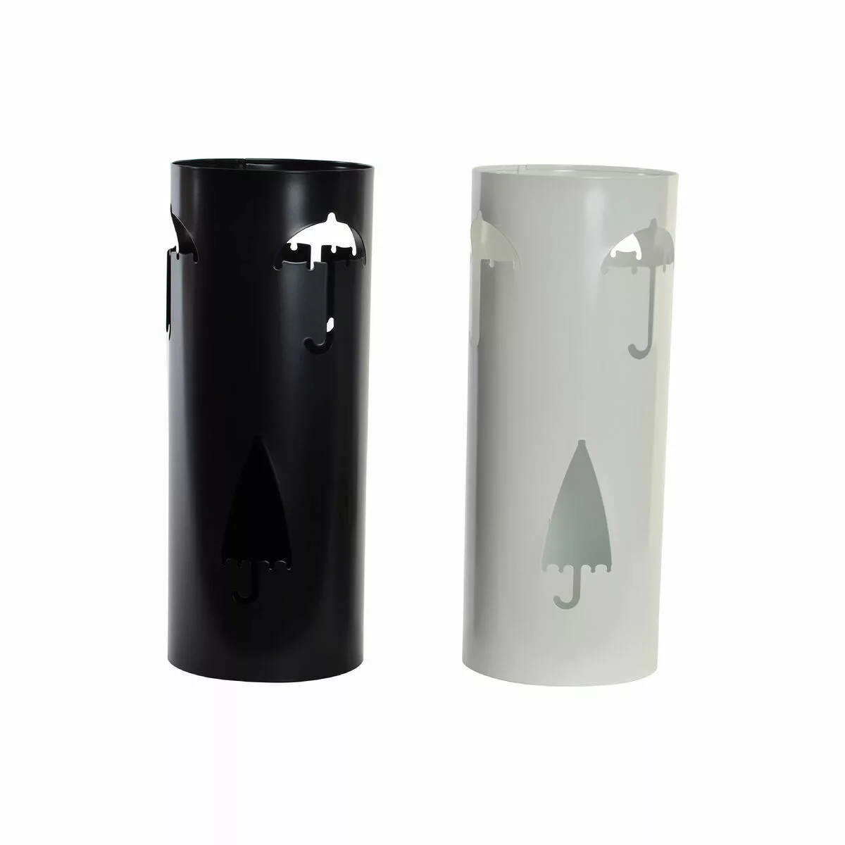 Regenschirmständer Dkd Home Decor 19 X 47 Cm Weiß Schwarz Stahl Regenschirm günstig online kaufen