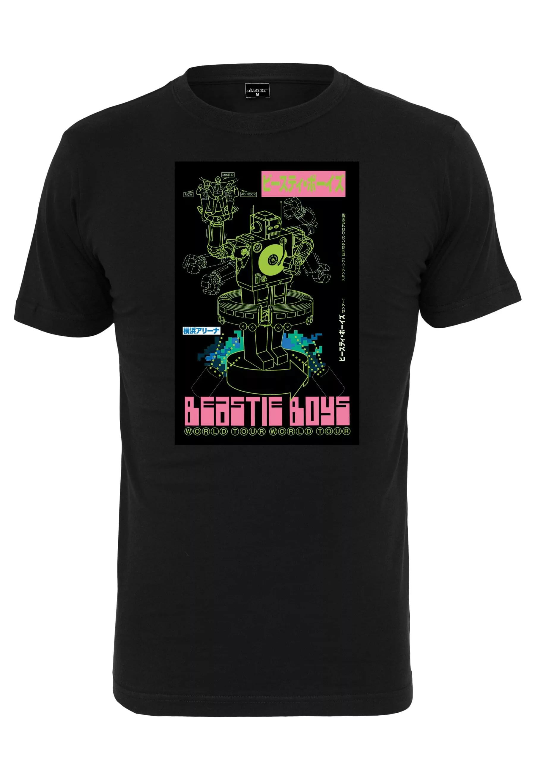 MisterTee Kurzarmshirt "MisterTee Unisex Beastie Boys Robot Tee" günstig online kaufen