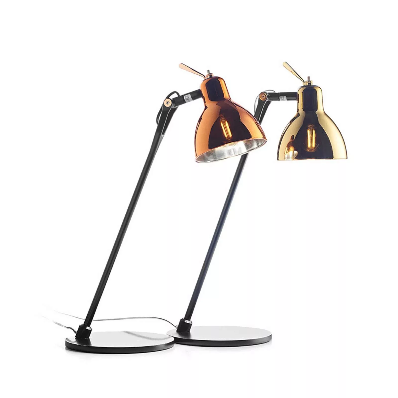 Rotaliana Luxy T0 Glam Tischlampe schwarz/gold günstig online kaufen