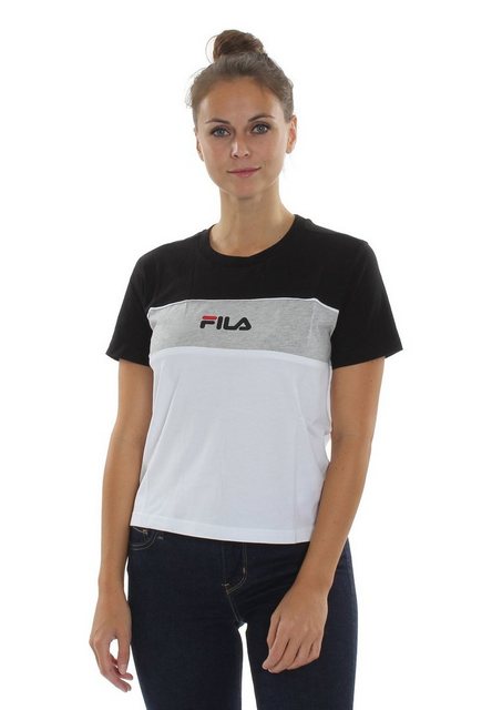 Fila T-Shirt Fila Damen T-Shirt ANOKIA BLOCKED TEE 688488 B370 Bright White günstig online kaufen